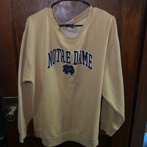 vintage notre dame crewneck